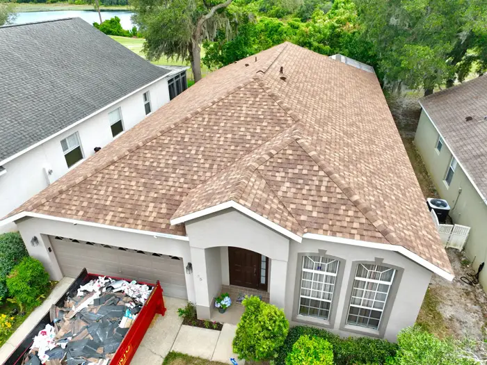 Residential roof replacement on a Central Florida home by GIO Renovations