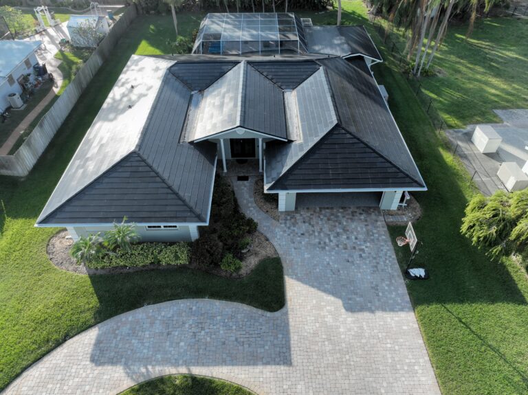 Dark tile roof replacement on Central Florida home — GIO Renovations